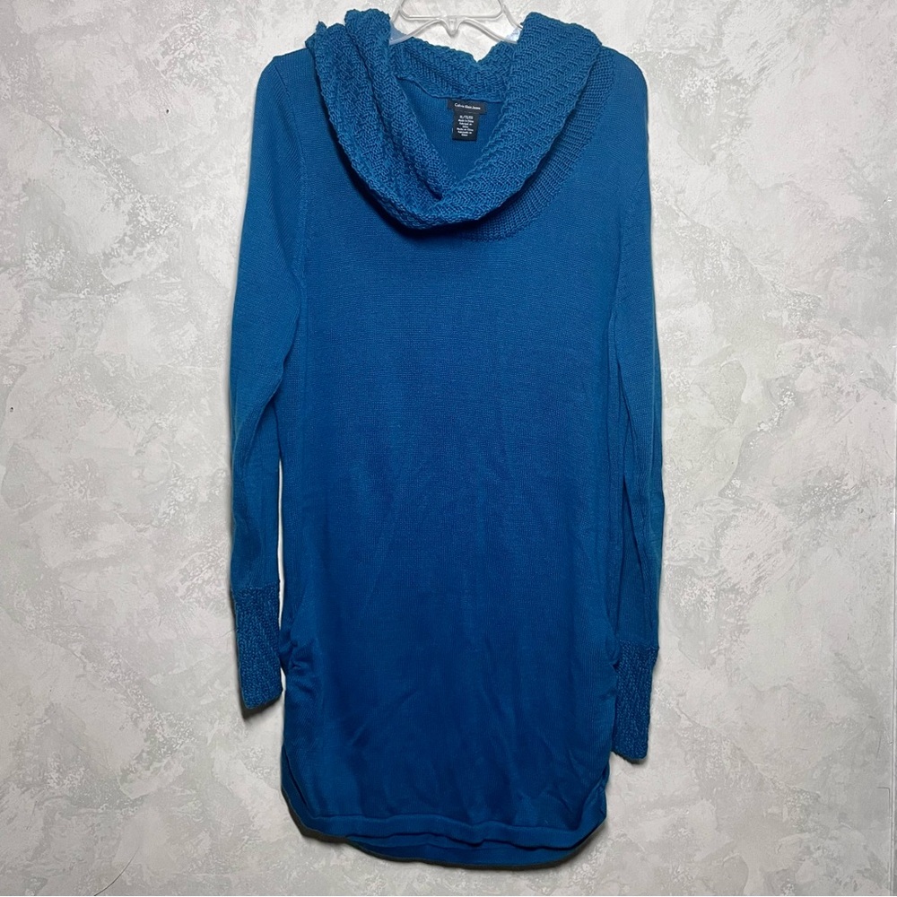 Calvin Klein Jeans cowl neck sweater dress